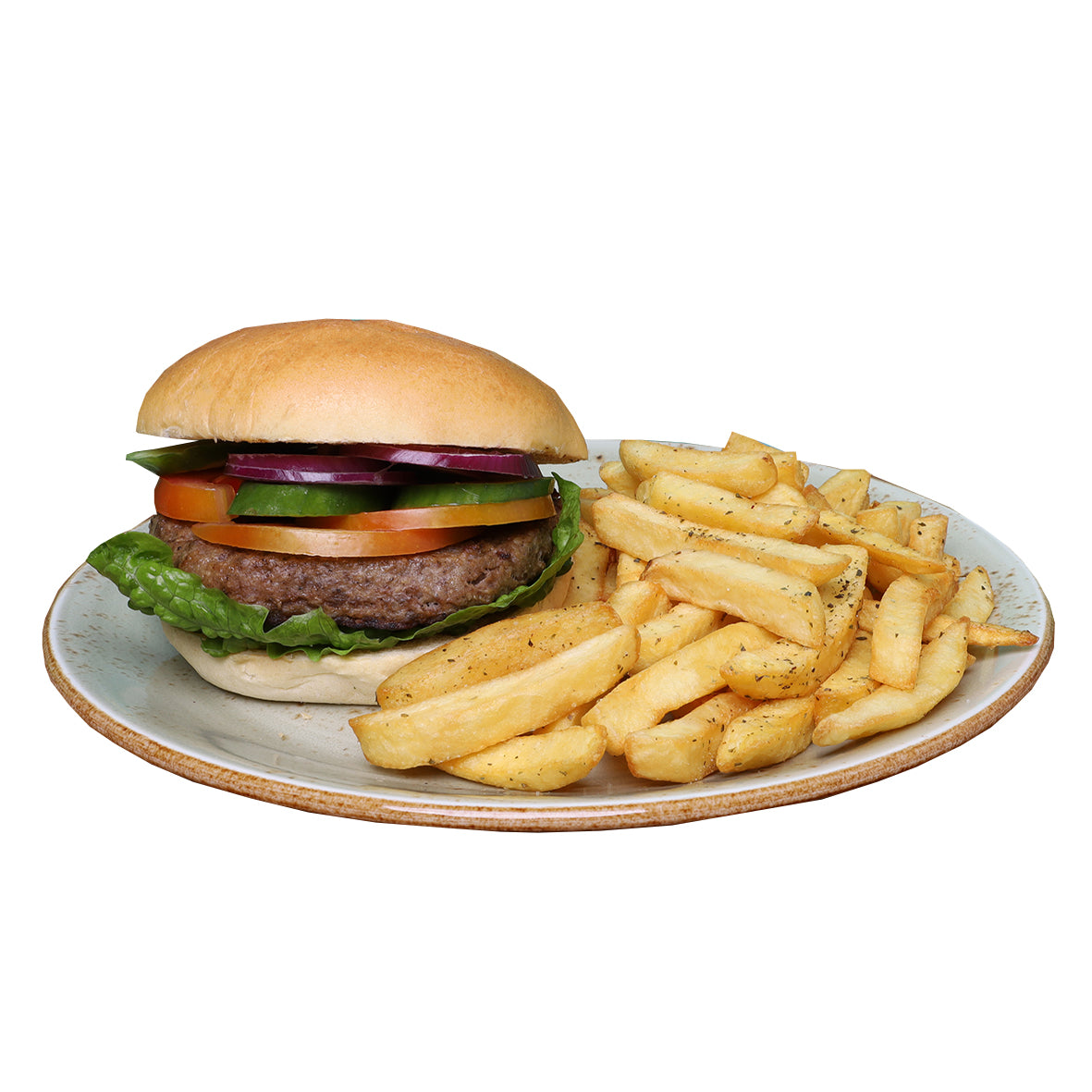 BEEF BURGER WITH BACON