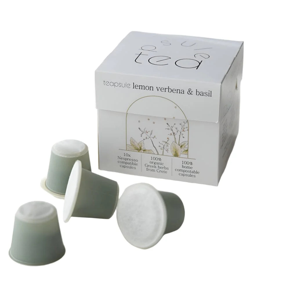 Teapsule, Lemon Verbena & Basil, 10 Capsules