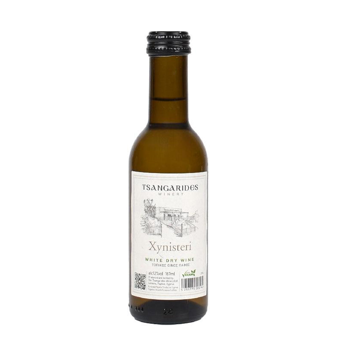 WINE - TSANGARIDES WHITE WINE 187ml