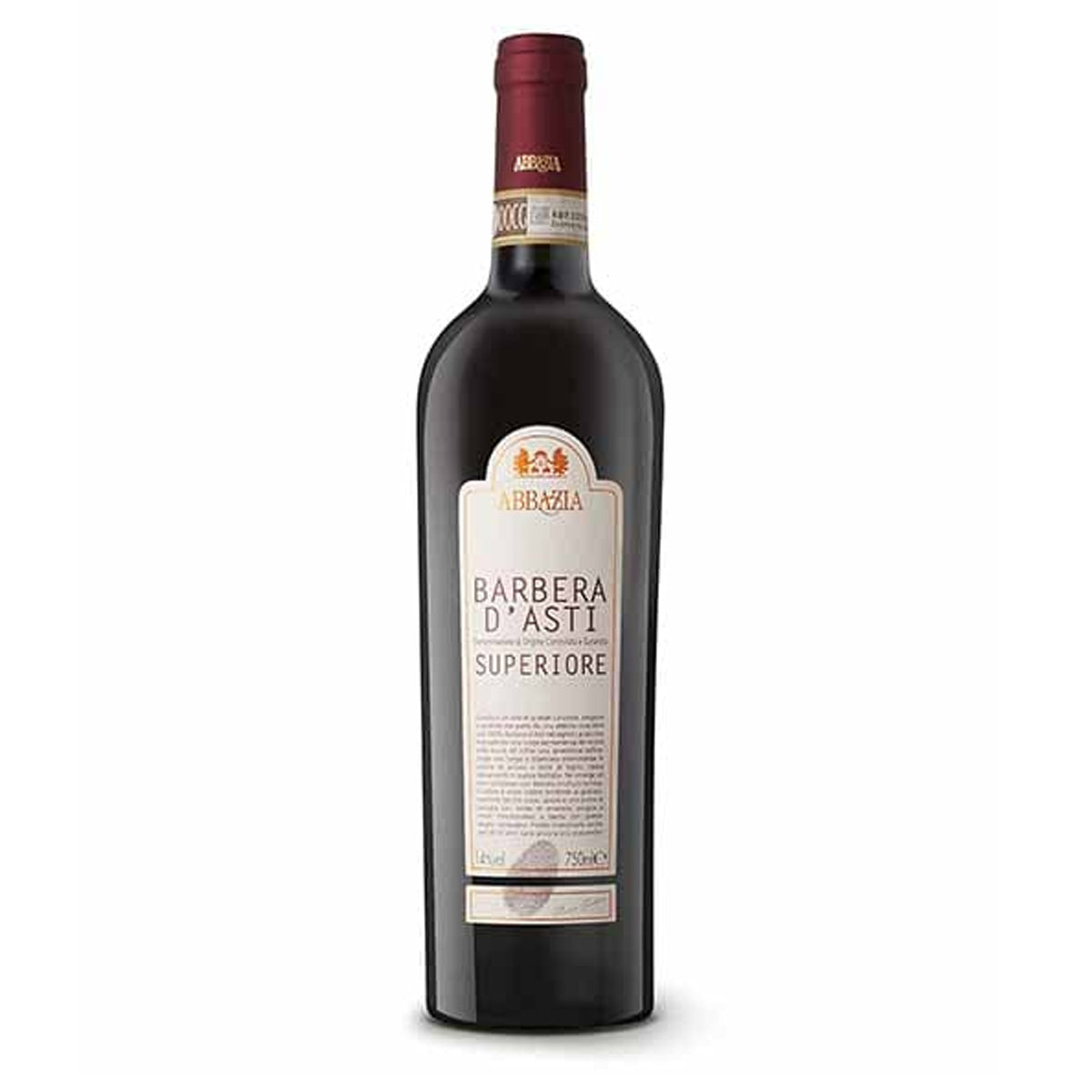 ABBAZIA BARBERA D'ASTI DOCG 2018 RED WINE 75CL