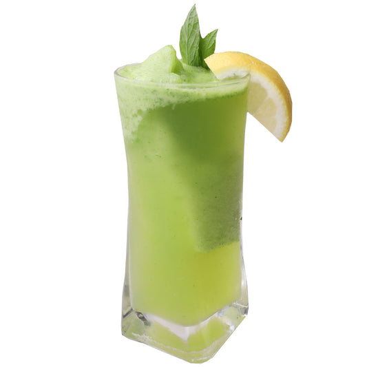 HOMEMADE BLENDED LEMONADE WITH FRESH MINT
