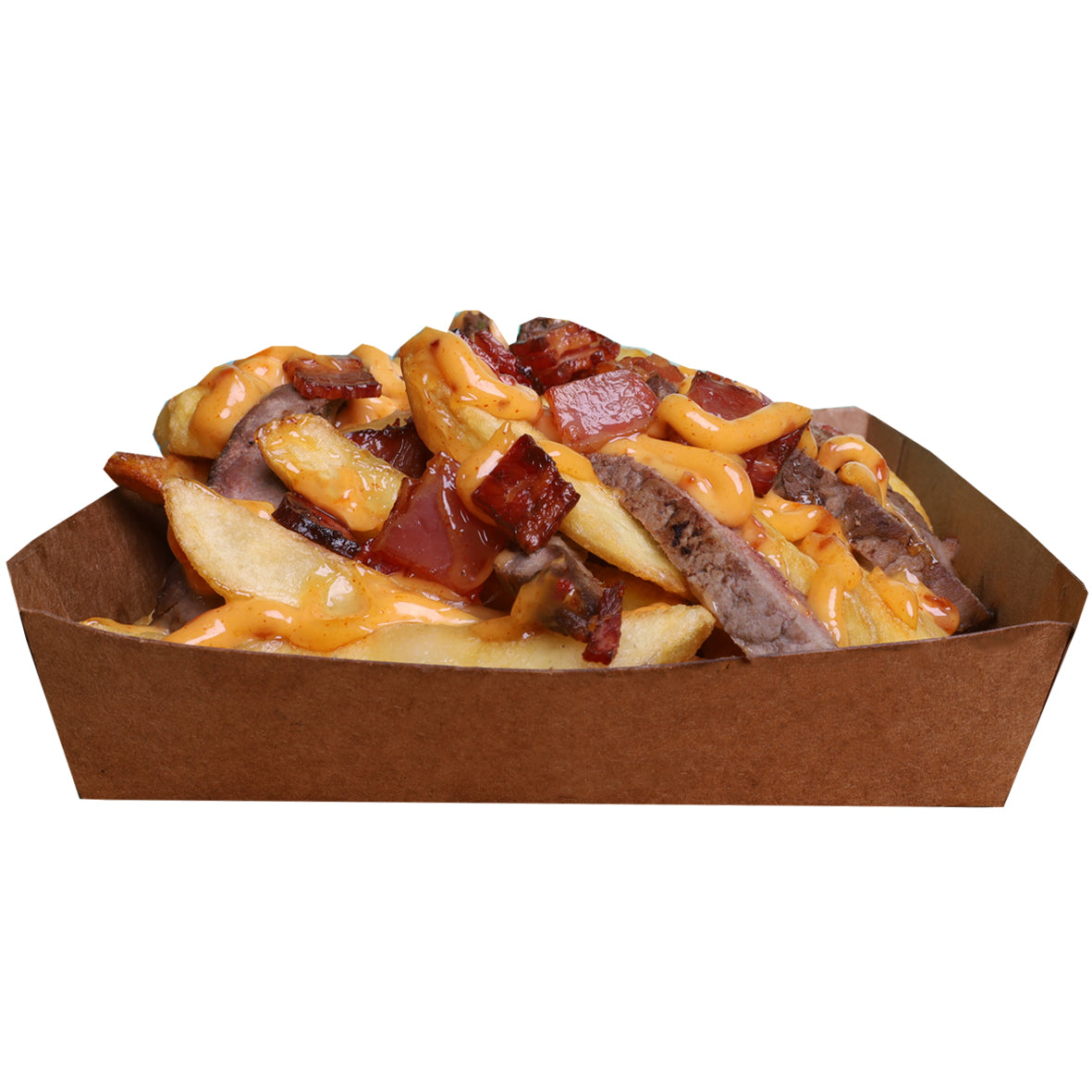 FRIES WITH BACON, STEAK & BACON SAUCE