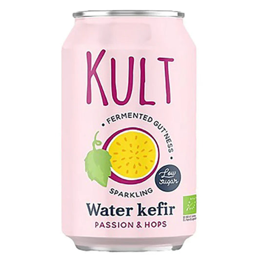 KULT, BIO Water Kefir Passion & Hops, 330ml