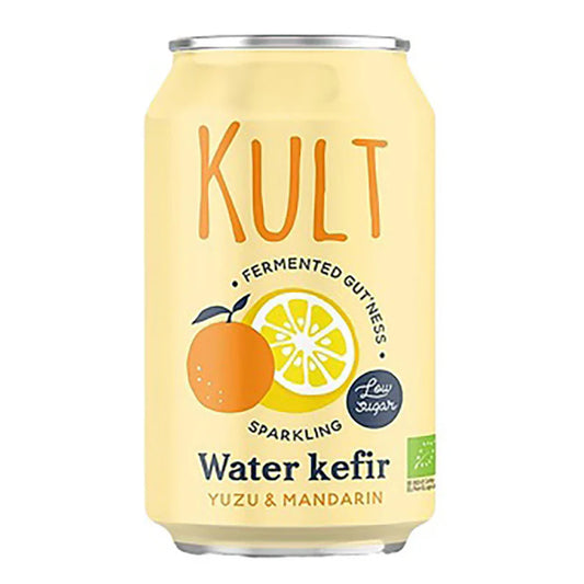 KULT, BIO Water Kefir Yuzu & Mandarin, 330ml