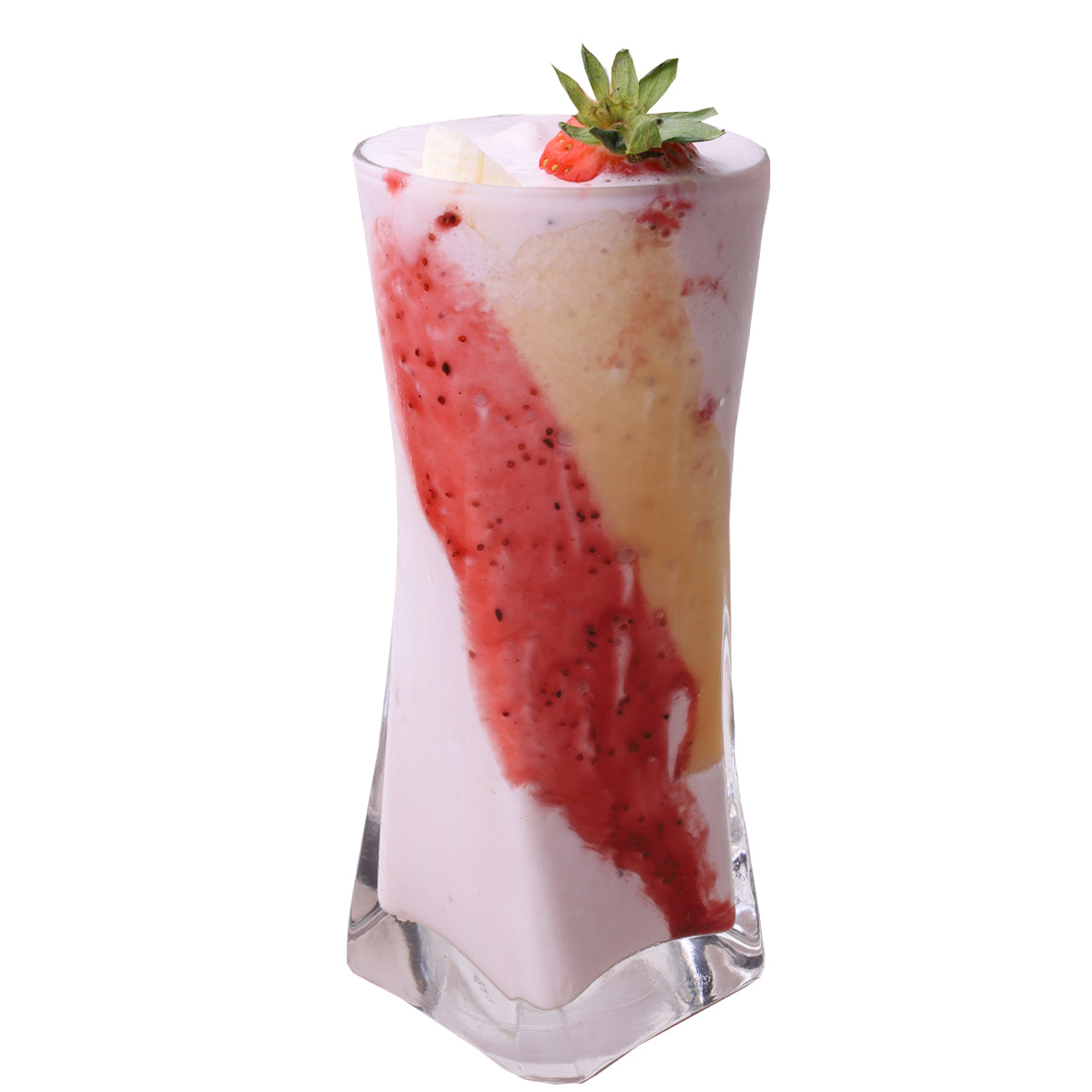 STRAWBERRY & BANANA MILKSHAKE