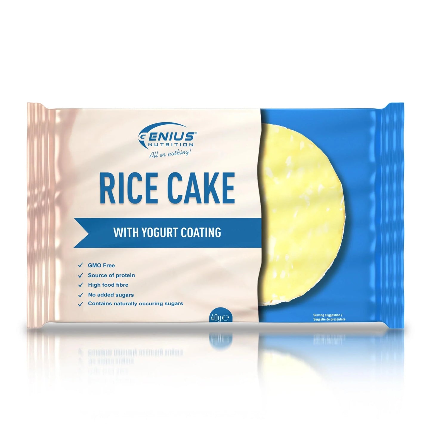 Rice Cake 40g, Genius Nutrition YOGURT